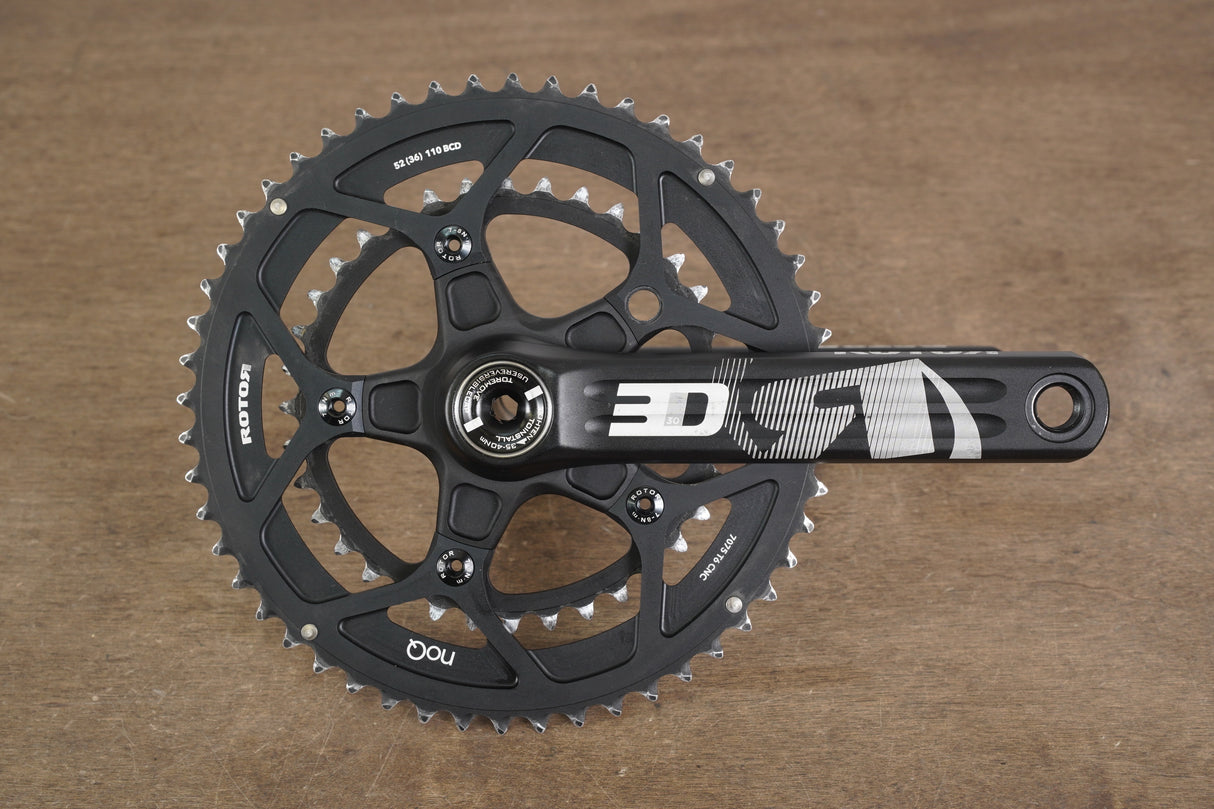 172.5mm 52/36T BB30 Rotor 3D NoQ Road Crankset