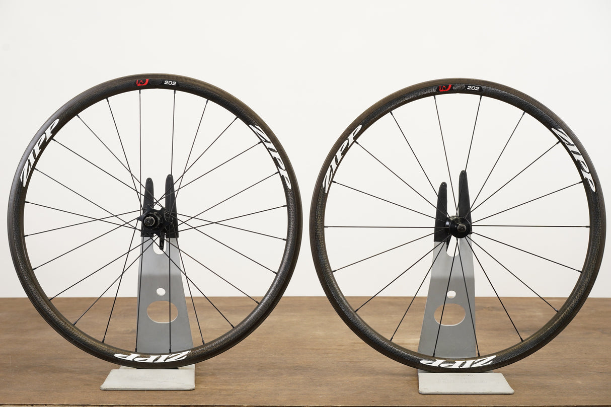 Zipp 202 Firecrest 77/177 Carbon Clincher Rim Brake Wheelset 11 Speed