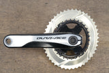 175mm 46/30T Shimano Dura-Ace FC-9000 absoluteBlack Oval 11 Speed Crankset 9000