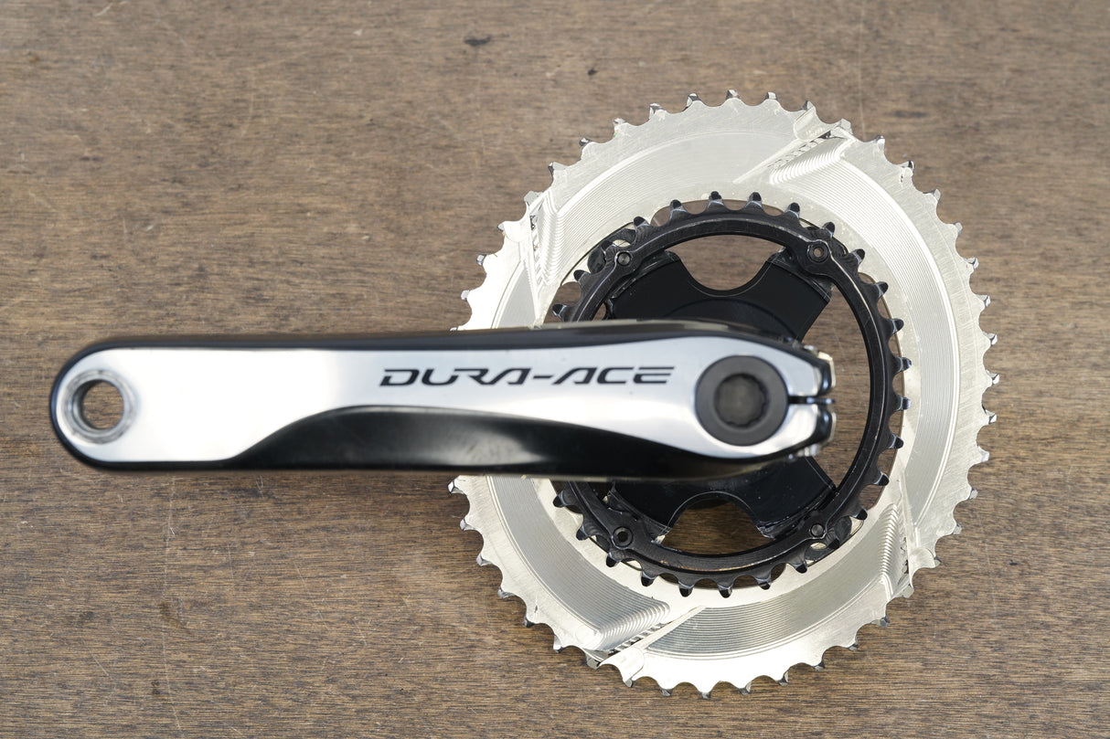 175mm 46/30T Shimano Dura-Ace FC-9000 absoluteBlack Oval 11 Speed Crankset 9000