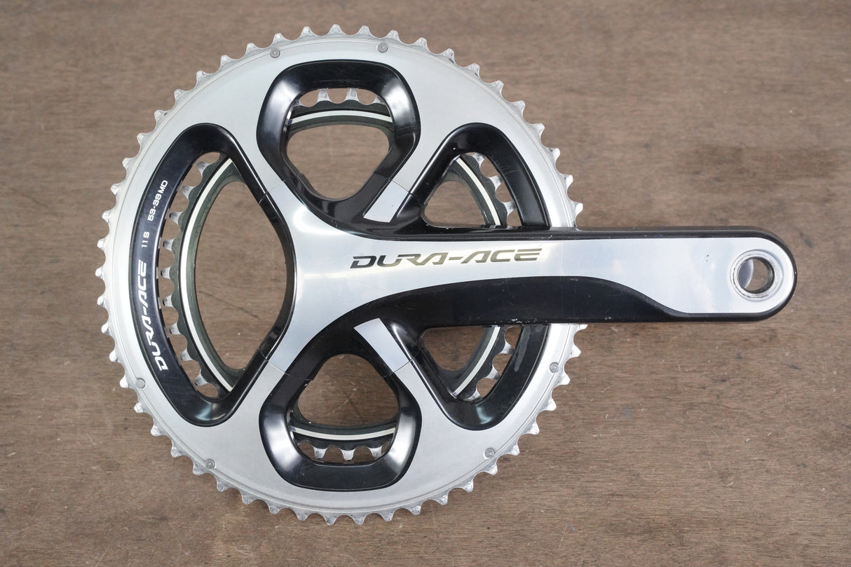 172.5mm 53/39T Shimano Dura-Ace FC-9000 11 Speed Stages Power Meter Crankset