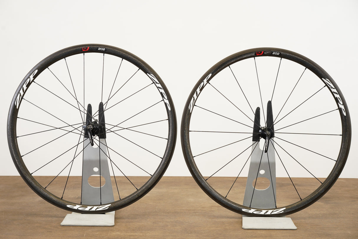 Zipp 202 Firecrest 77/177 Carbon Clincher Rim Brake Wheelset 11 Speed