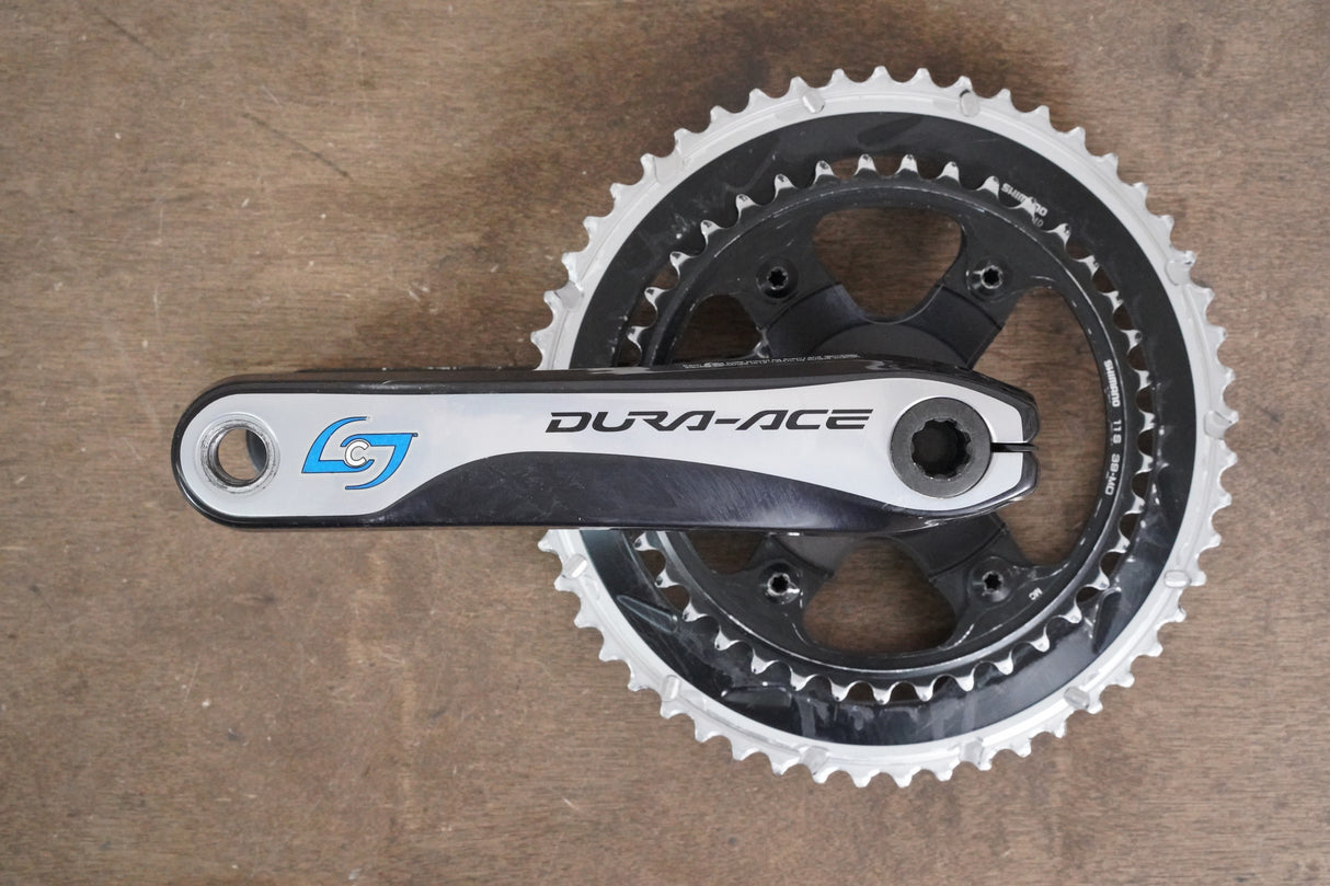 172.5mm 53/39T Shimano Dura-Ace FC-9000 11 Speed Stages Power Meter Crankset