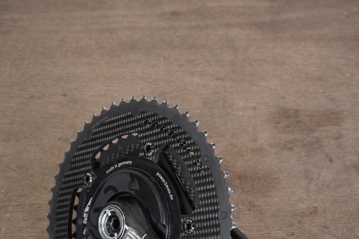 172.5mm 52/36T BB30 Rotor 3DF Power2Max Power Meter Road Crankset 3D