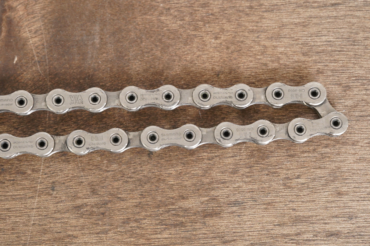 108L Shimano Dura-Ace CN-9000 11 Speed Road Chain >75% Life Remaining 108 Links