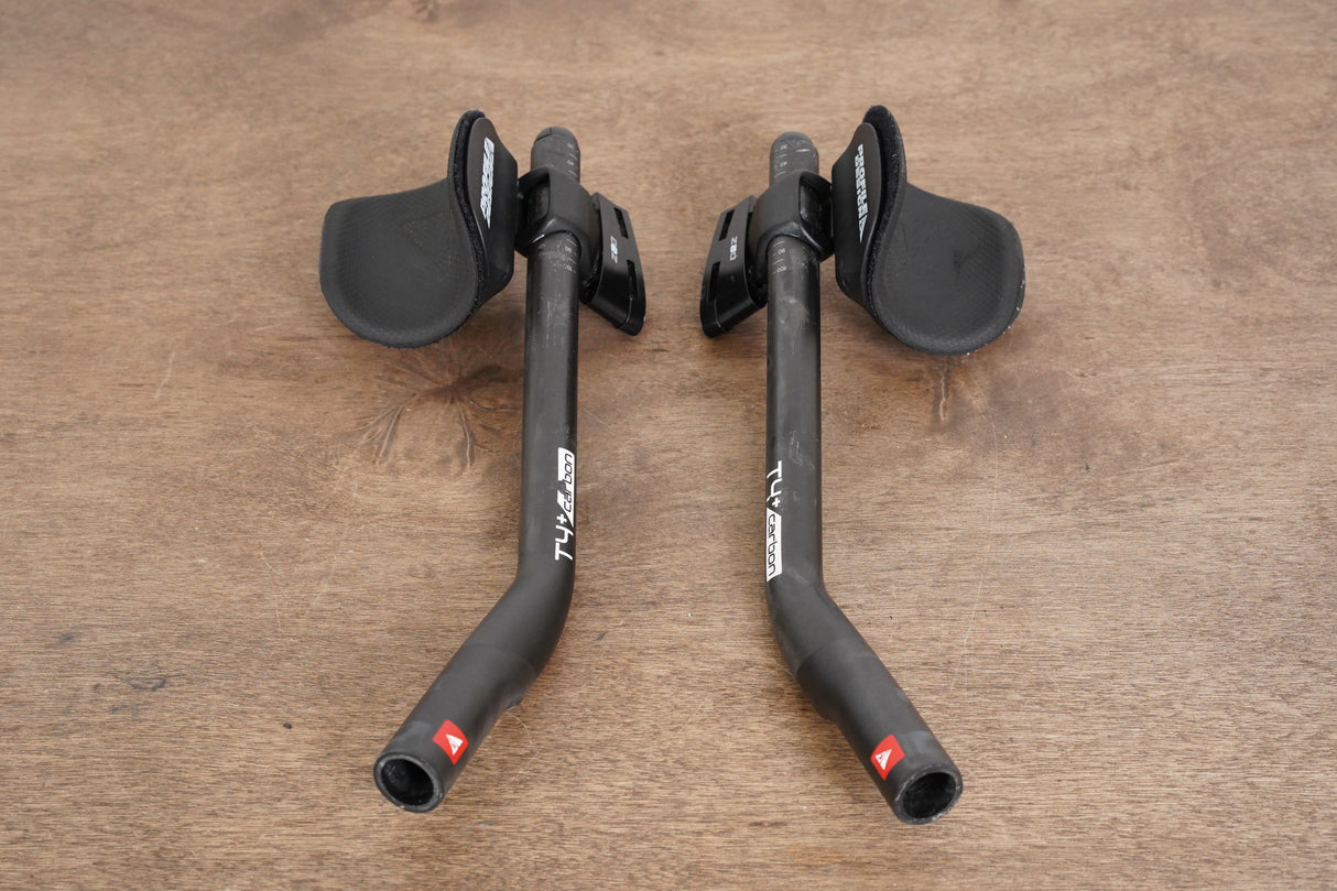 Profile Design T4+ Carbon Extensions + Profile Design Pads TT Triathlon Handlebar