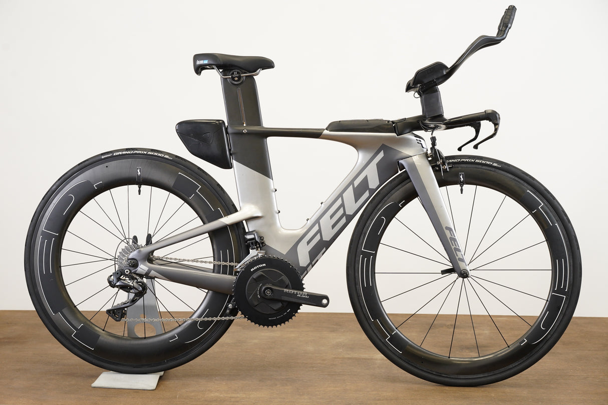 2019 48cm Felt IA10 Ultegra R8050 Di2 HED Jet Carbon TT Triathlon Rim Bike