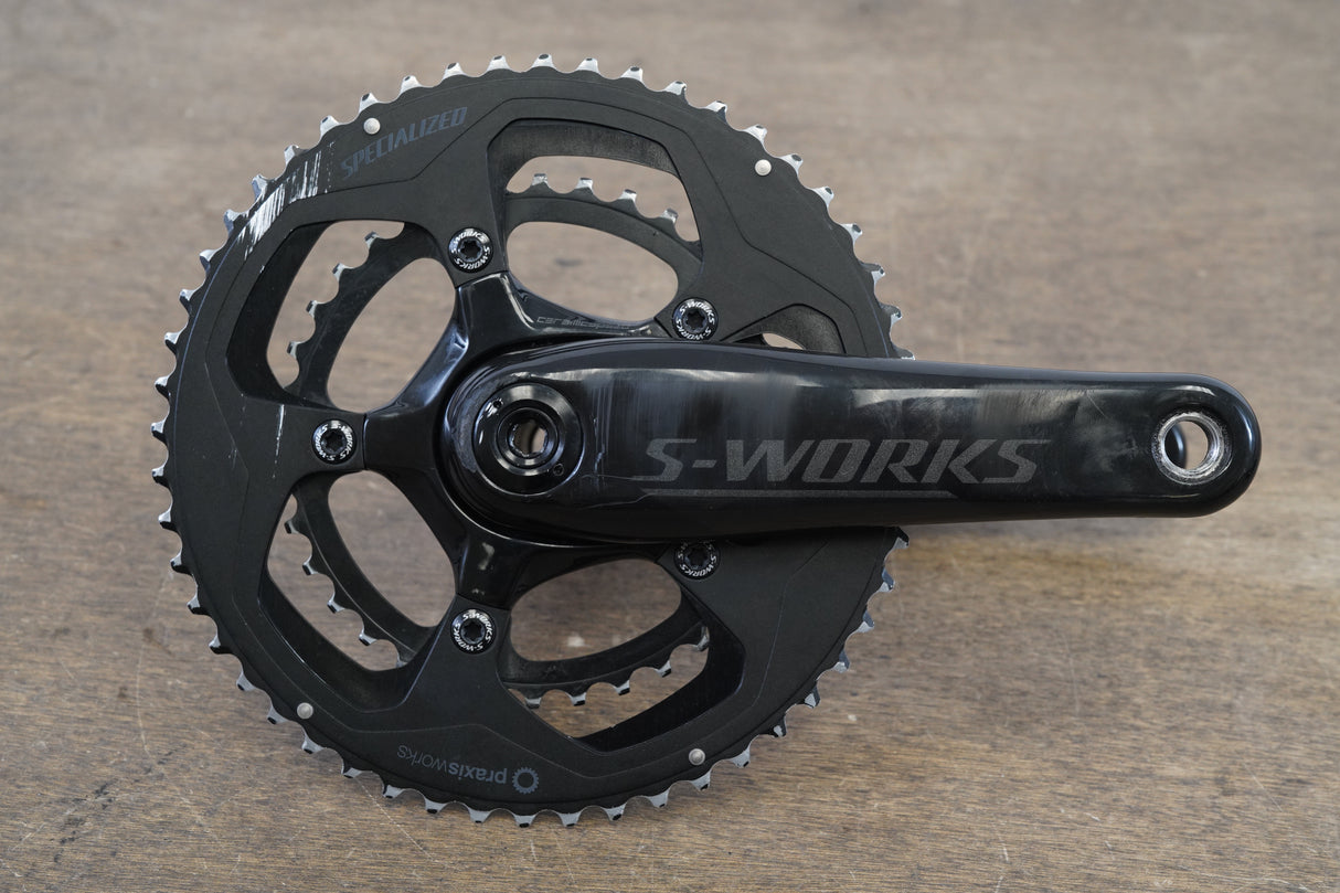 175mm 52/36T BB30 Specialized S-WORKS Dual Power Carbon Crankset *Defective*