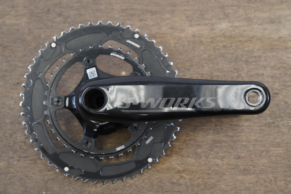 175mm 52/36T BB30 Specialized S-WORKS Dual Power Carbon Crankset *Defective*