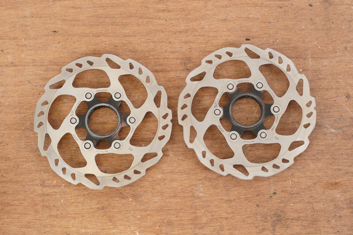 (2) 160mm Shimano SLX SM-RT70-S Center Lock Disc Brake Rotor Road Gravel MTB