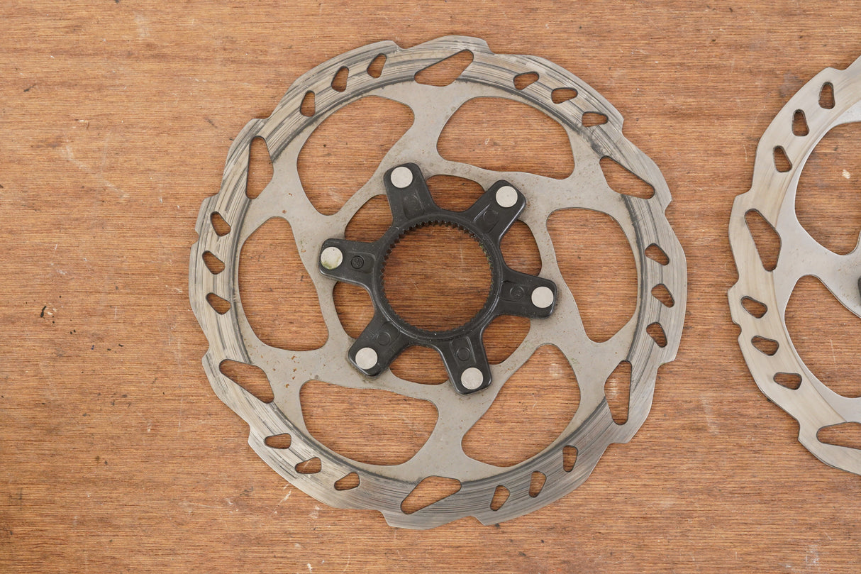 (2) 160mm Shimano SLX SM-RT70-S Center Lock Disc Brake Rotor Road Gravel MTB