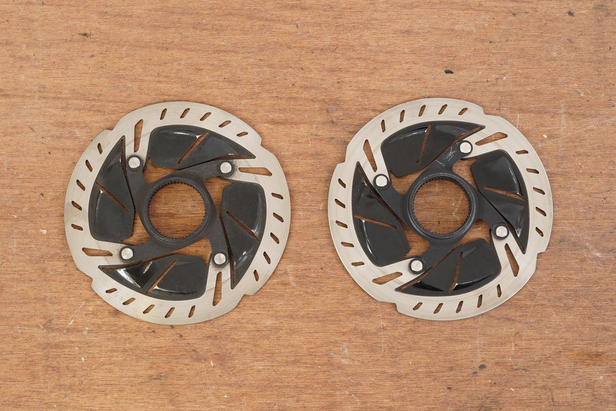 (2) 140mm Shimano Dura-Ace SM-RT900-SS Center Lock Disc Brake Rotors