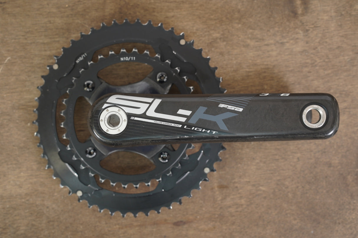 172.5mm 52/36T BB386 FSA SL-K Light Carbon Road Crankset SLK