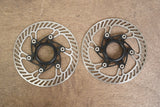 (2) 140mm Campagnolo 03 AFS Center Lock Disc Brake Rotors Road Gravel MTB CX