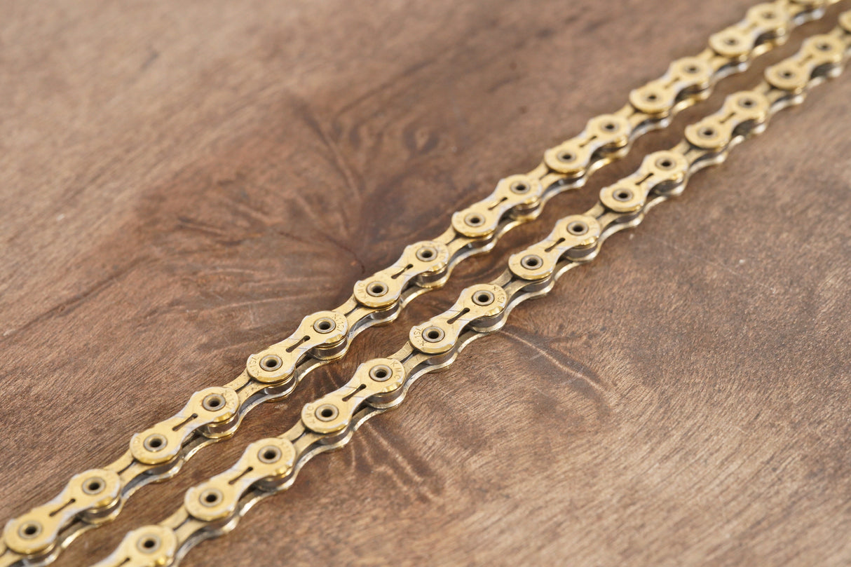 106L KMC X11SL Gold 11 Speed Road Chain >75% Life Remaining 106 Links