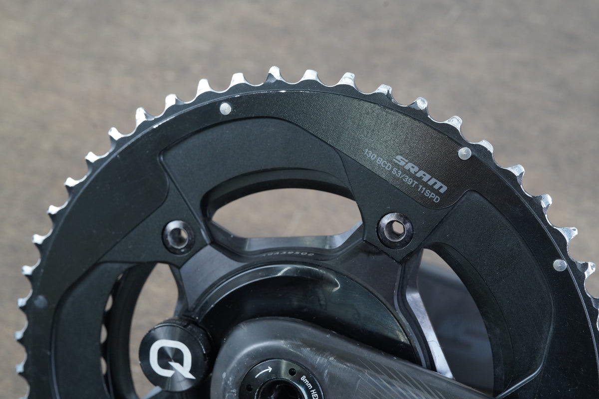 172.5mm 53/39T BB30 SRAM Red 22 Quarq DZero Power Meter Crankset 762g