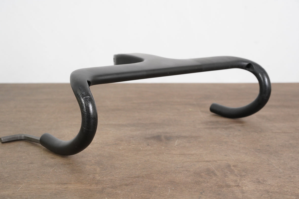 42cm 120mm ±6 Degree Carbon Aero Compact Road Barstem Handlebar 1 1/8"