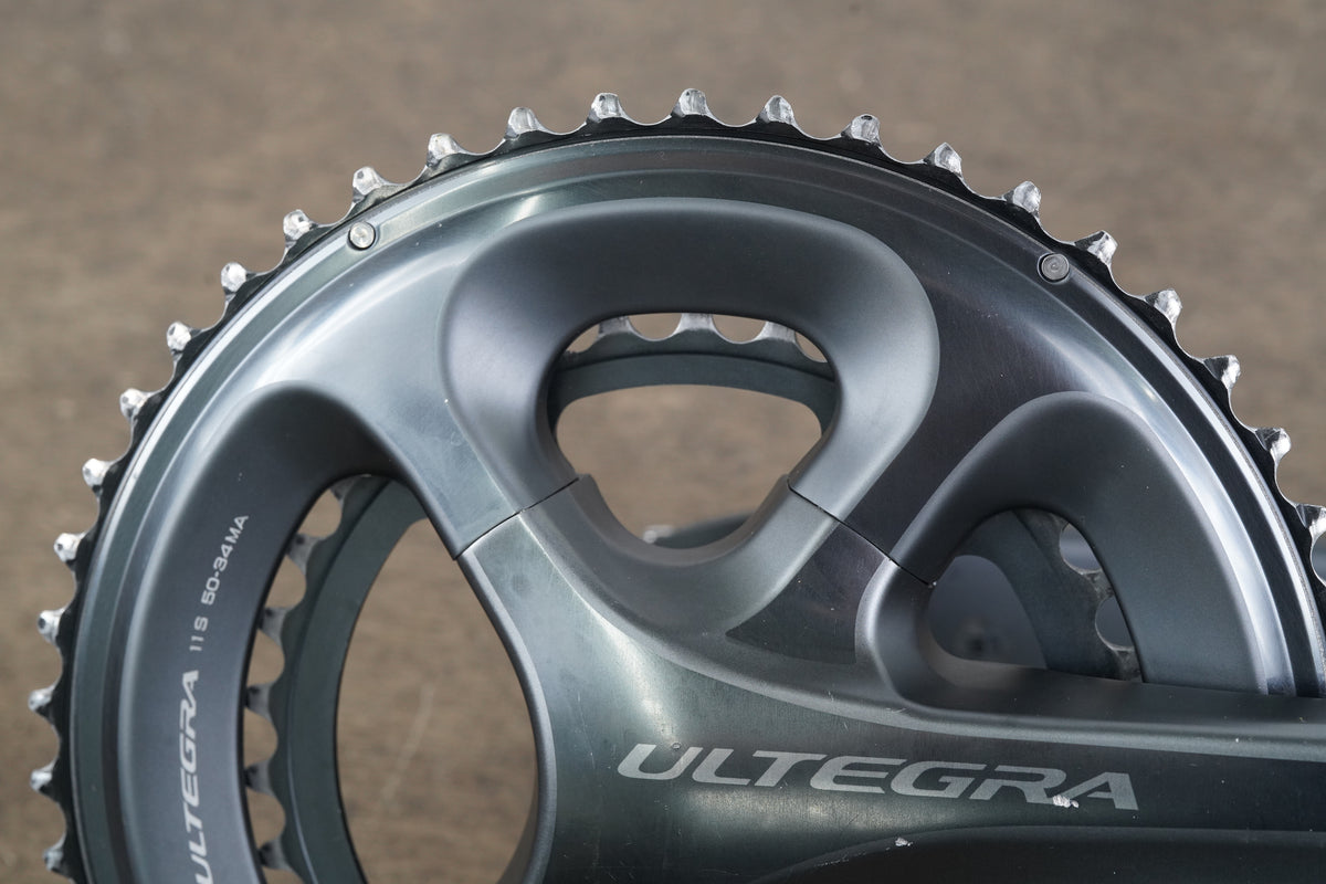 172.5mm 50/34T Shimano Ultegra FC-6800 11 Speed Crankset