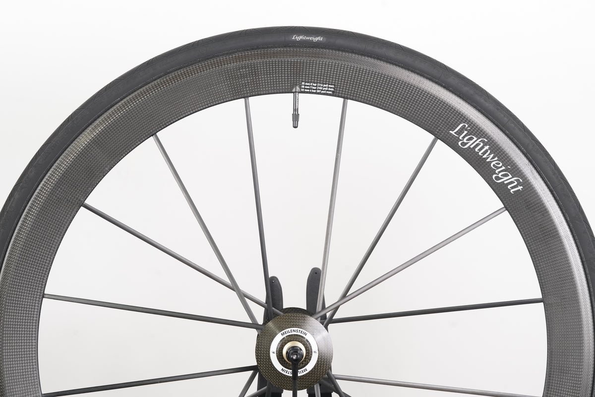 Lightweight Meilenstein 24 Carbon Clincher Rim Brake Wheelset 11 Speed