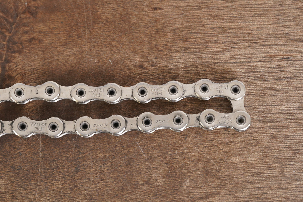 110L SRAM RED22 11 Speed Road Chain >75% Life Remaining 110 Links