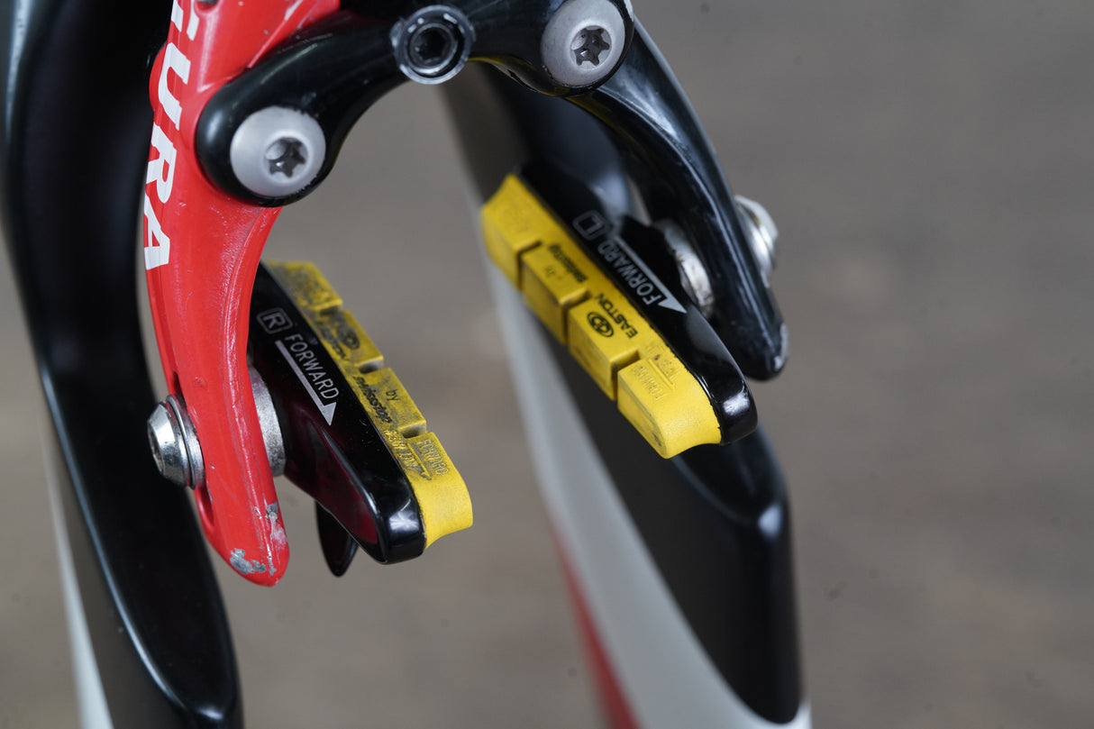 54cm Cervelo P5 TT Triathlon Carbon Rim Brake Frameset + Magura + Handlebar
