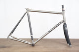 58cm Seven Odonata Titanium Carbon Rim Brake Road Frameset