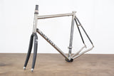 58cm Seven Odonata Titanium Carbon Rim Brake Road Frameset