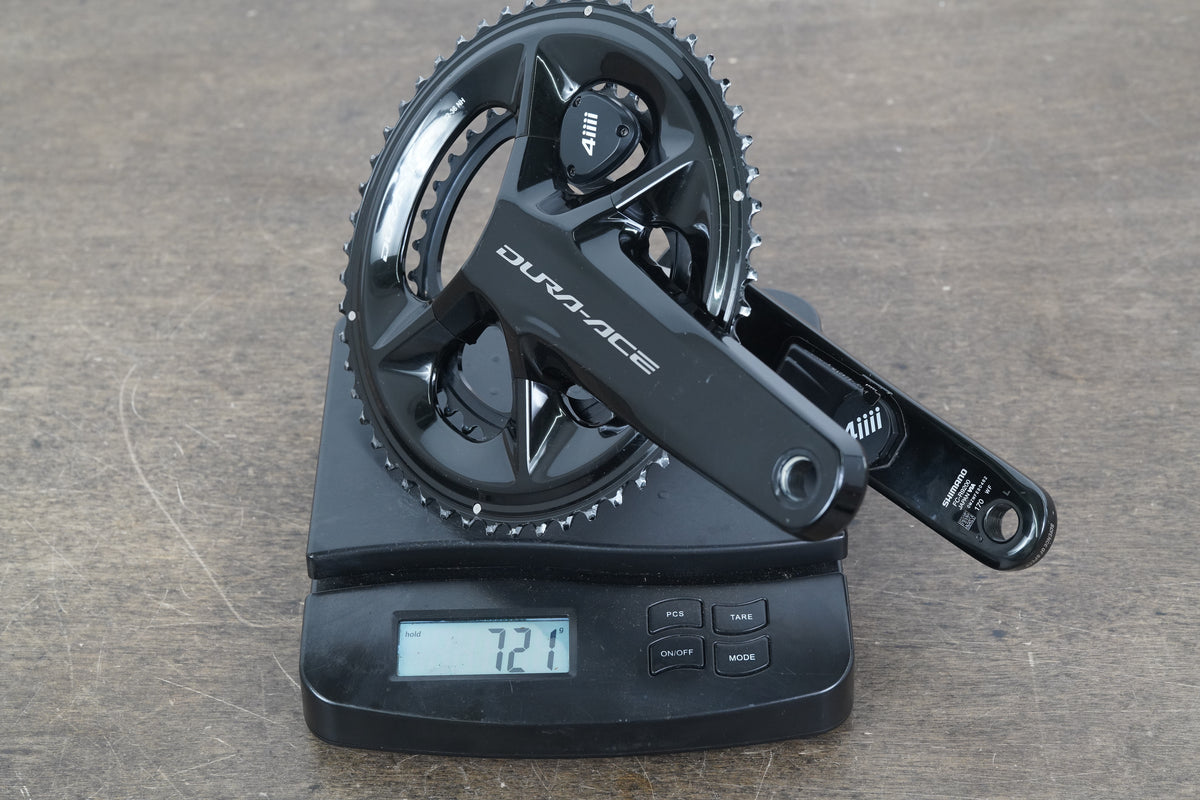 170mm 52/36T Dura-Ace FC-R9200 4iiii Dual Sided Power Meter Crankset 9200 721g