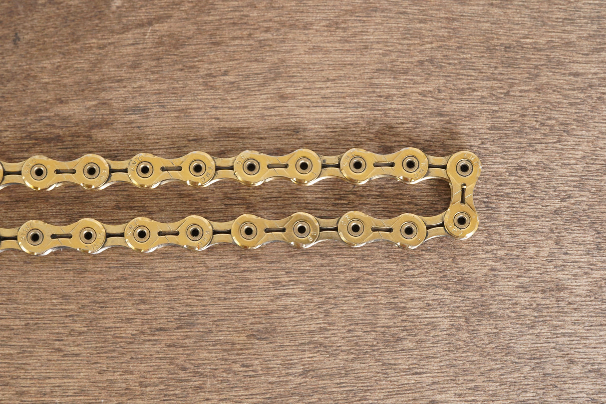 112L KMC X11SL Gold 11 Speed Road Chain >75% Life Remaining 112 Links