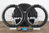 NEW Reynolds Blacklabel Aero 80 Carbon Tubeless Disc Wheelset + Bag