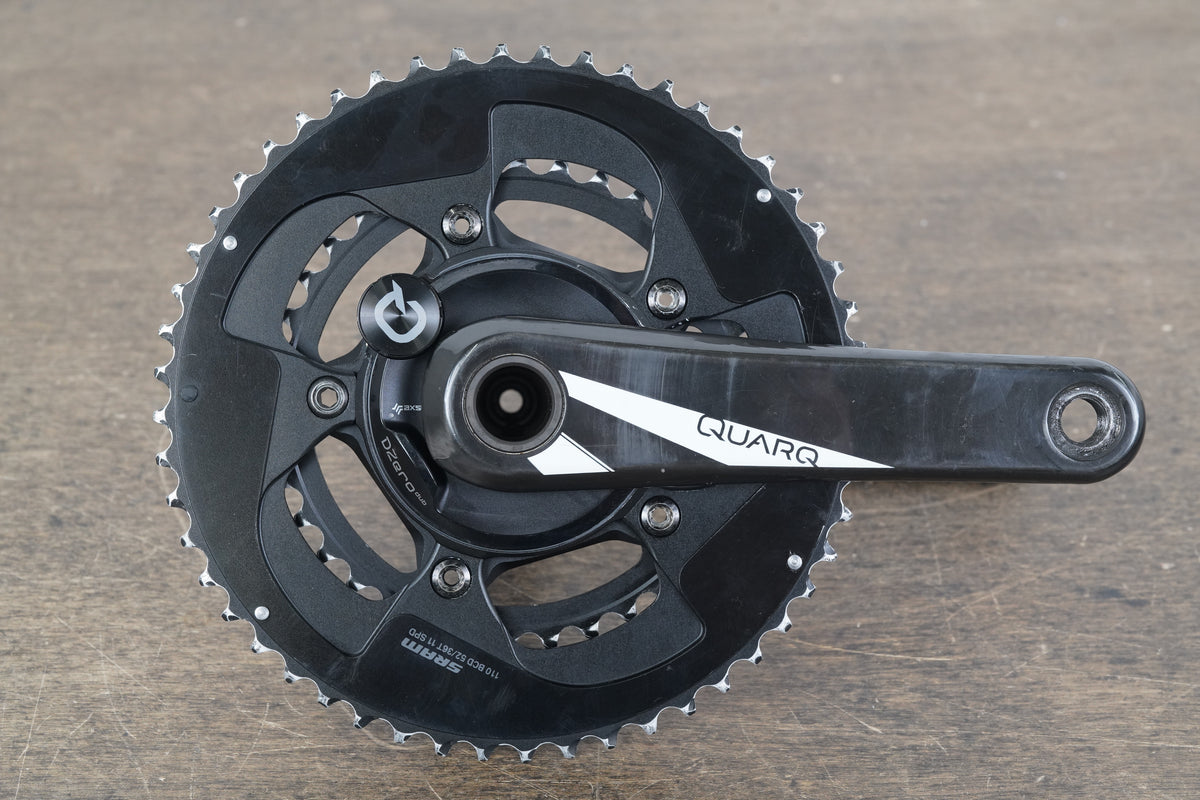 165mm 52/36T GXP Quarq DZero AXS Power Meter Road Crankset 747g
