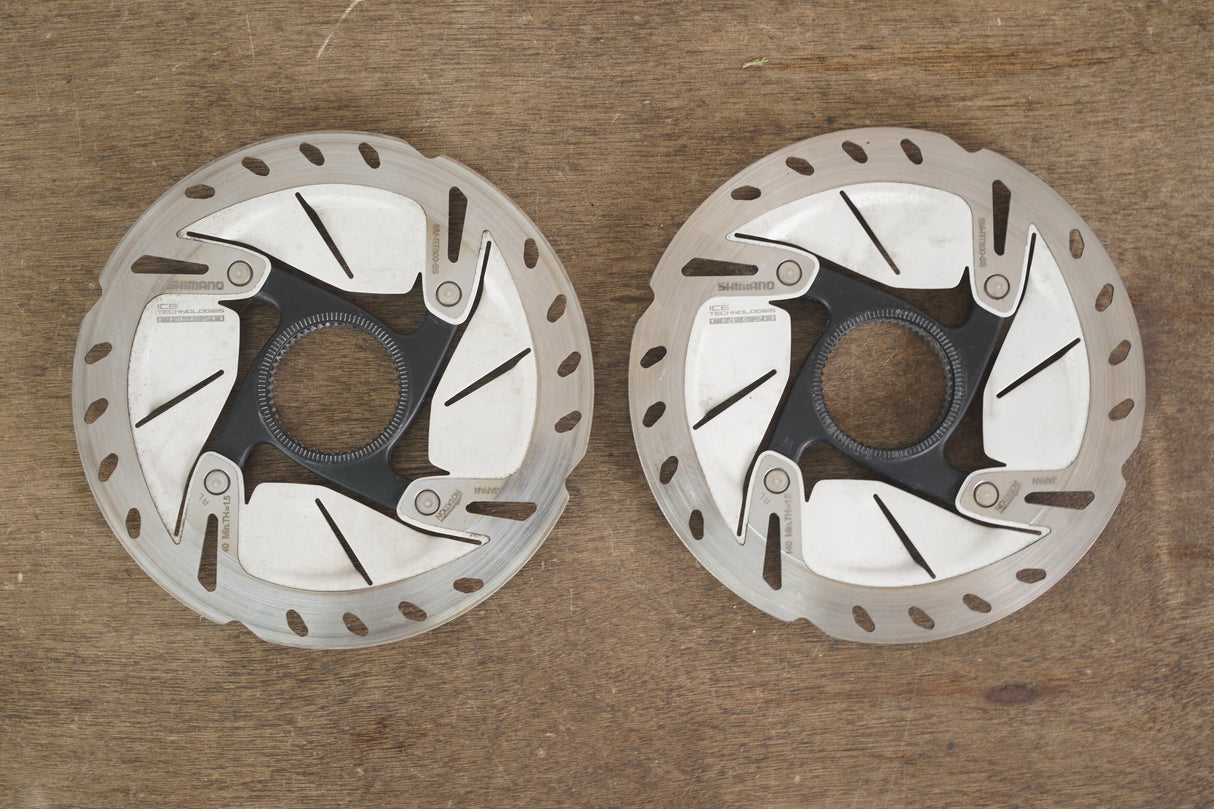 !WH CHECKS! (2) 140mm Shimano Ultegra SM-RT800-SS Center Lock Disc Brake Rotors RT 800