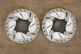 !WH CHECKS! (2) 140mm Shimano Ultegra SM-RT800-SS Center Lock Disc Brake Rotors RT 800