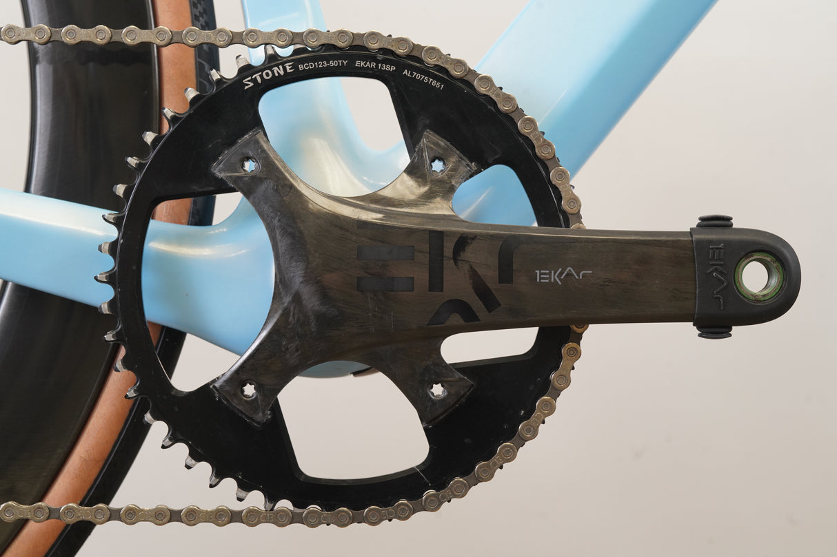 48cm De Rosa SK Pininfarina Campagnolo Ekar Bora WTO Carbon Disc Brake Road Bike