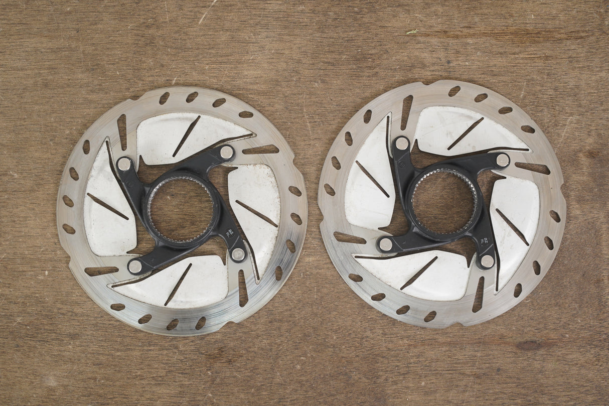 !WH CHECKS! (2) 140mm Shimano Ultegra SM-RT800-SS Center Lock Disc Brake Rotors RT 800