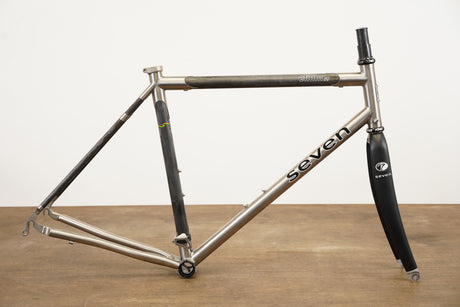 55cm Seven Elium SG Carbon Titanium Rim Brake Road Frameset