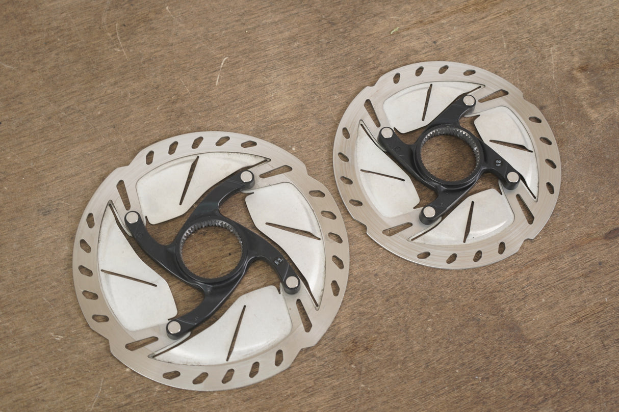 (2) 140mm/160mm Shimano Ultegra SM-RT800 Center Lock Disc Brake Rotors RT 800