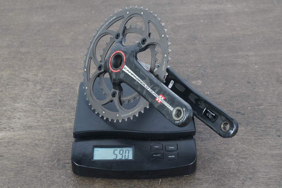 172.5mm 50/34T Campagnolo Super Record Titanium 11 Speed Carbon Crankset (Copy)