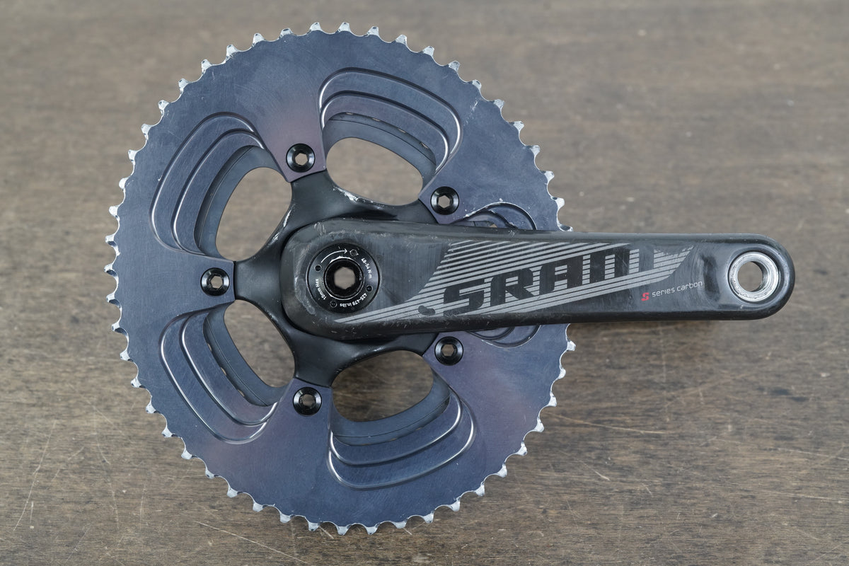 172.5mm 52/36T BB30 SRAM S900 Carbon Crankset 732g