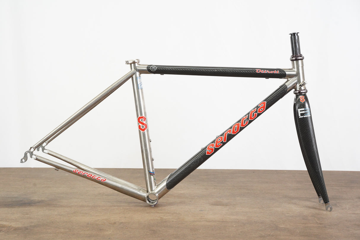 53cm Serotta Ottrott F3 Titanium Carbon Rim Brake Frameset