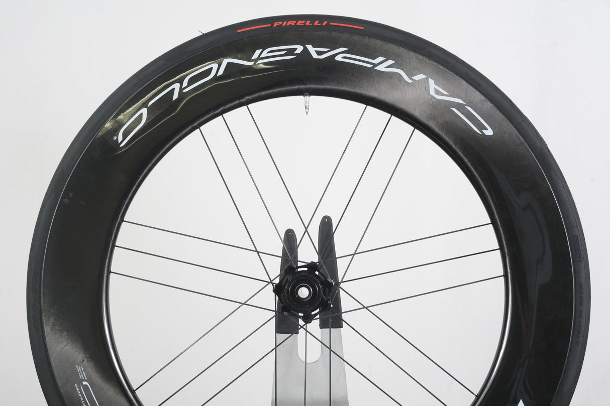 FRONT Campagnolo Bora Ultra WTO 80 Carbon Tubeless Clincher Disc Brake Wheel
