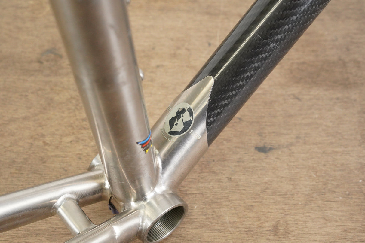 53cm Serotta Ottrott F3 Titanium Carbon Rim Brake Frameset