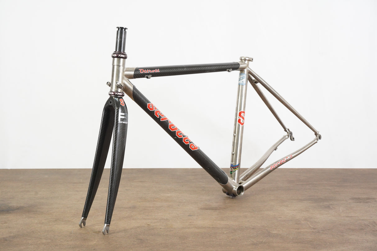 53cm Serotta Ottrott F3 Titanium Carbon Rim Brake Frameset