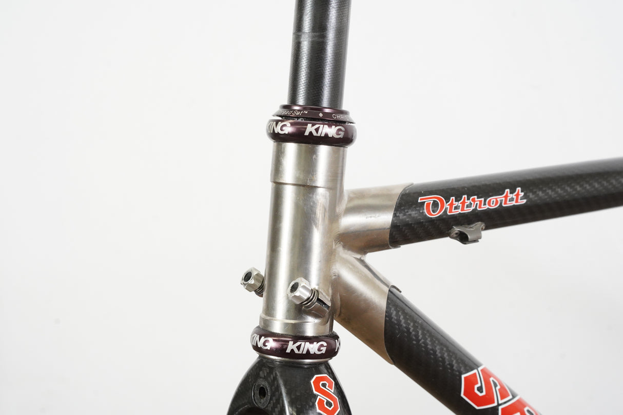 53cm Serotta Ottrott F3 Titanium Carbon Rim Brake Frameset