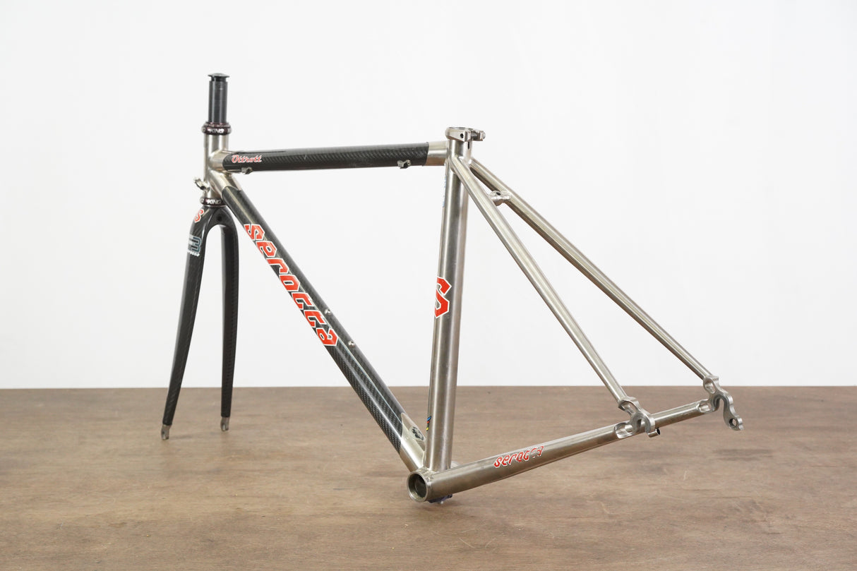 53cm Serotta Ottrott F3 Titanium Carbon Rim Brake Frameset