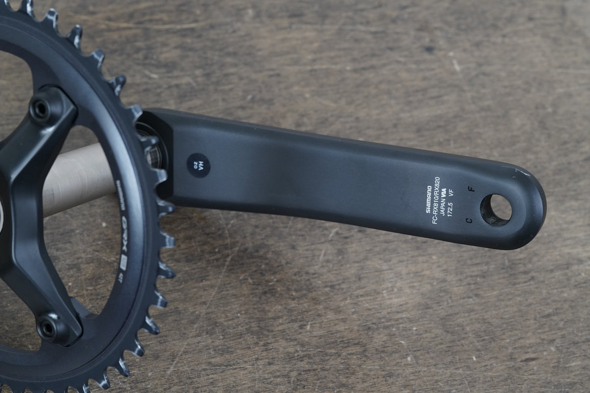 172.5mm 42T Shimano GRX FC-RX810 1x12 Speed Gravel Crankset 662g