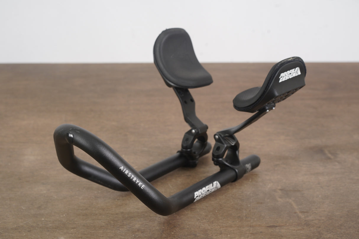 Profile Design Airstryke Alloy Extensions Triathlon Clip-On Extensions + Pads