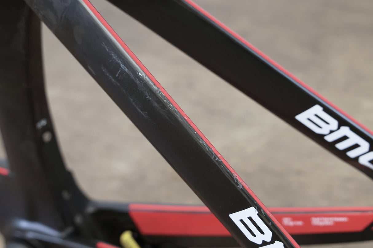 *Damaged* S (Small) BMC TimeMachine TM01 Carbon Rim TT Triathlon Frameset TM 01