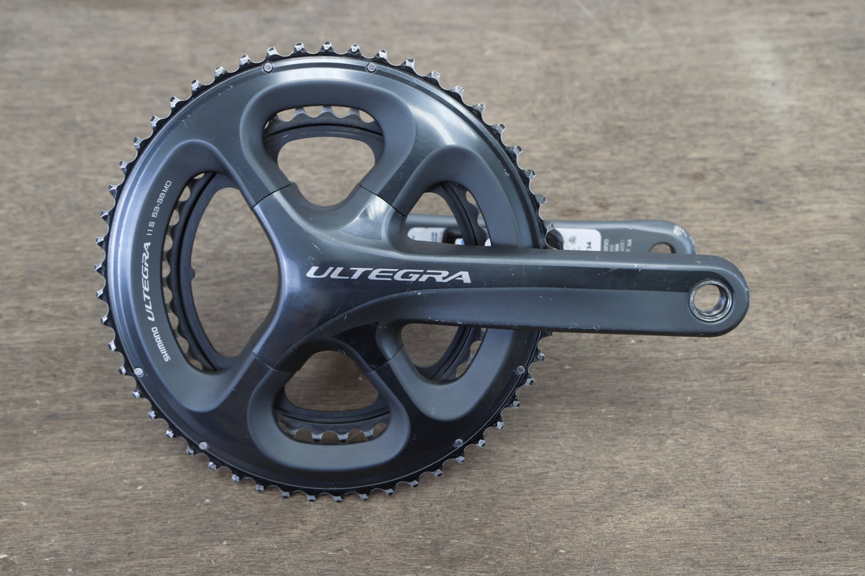 172.5mm 53/39T Shimano Ultegra FC-6800 11 Speed Stages Power Meter Crankset