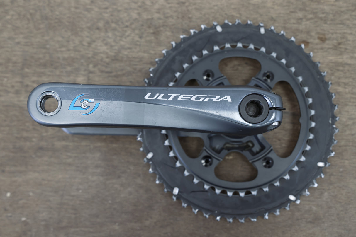 172.5mm 53/39T Shimano Ultegra FC-6800 11 Speed Stages Power Meter Crankset